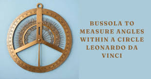 Bussola to Measure Angles Within a Circle Leonardo da Vinci.webp